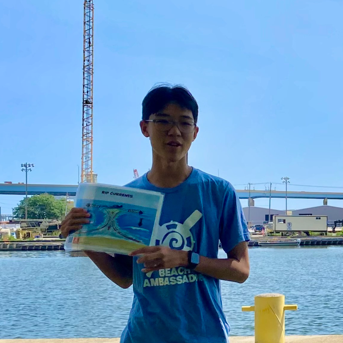 Picture of Alan as a Beach Ambassador